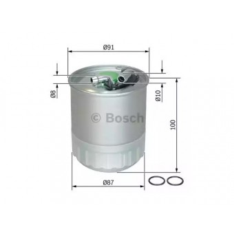 Yakıt Filtresi OM629 OM642>648 [W203 W204 W211 W221 W164 Spr906 Vito639]